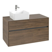 V&B Waschtischunterschrank Collaro 100x54,8x50cm, WT links, Arizona Oak-3