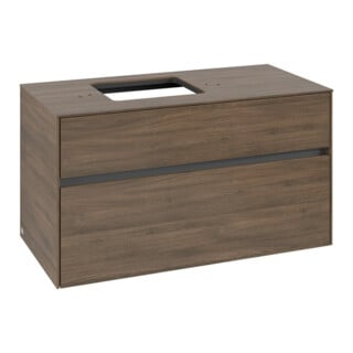 V&B Waschtischunterschrank Collaro 100x54,8x50cm, WT links, arizona oak
