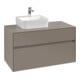 V&B Waschtischunterschrank Collaro 100x54,8x50cm, WT links, graphite-1