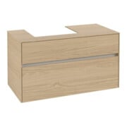 V&B Waschtischunterschrank Collaro 100x54,8x50cm, WT links, nordic oak-3