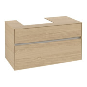 V&B Waschtischunterschrank Collaro 100x54,8x50cm, WT links, nordic oak-4