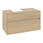 V&B Waschtischunterschrank Collaro 100x54,8x50cm, WT links, nordic oak-4