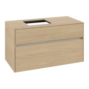 V&B Waschtischunterschrank Collaro 100x54,8x50cm, WT links, nordic oak-3