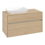 V&B Waschtischunterschrank Collaro 100x54,8x50cm, WT links, nordic oak
