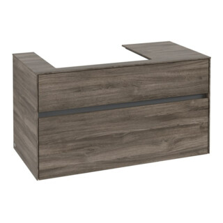 V&B Waschtischunterschrank Collaro 100x54,8x50cm, WT links, stone oak