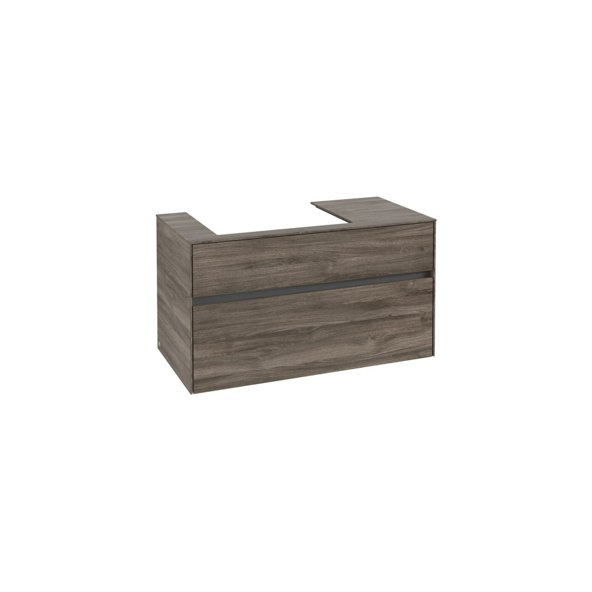 V&B Waschtischunterschrank Collaro 100x54,8x50cm, WT links, stone oak ; Villeroy & Boch