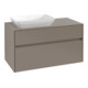 V&B Waschtischunterschrank Collaro 100x54,8x50cm, WT links, volcano black-1