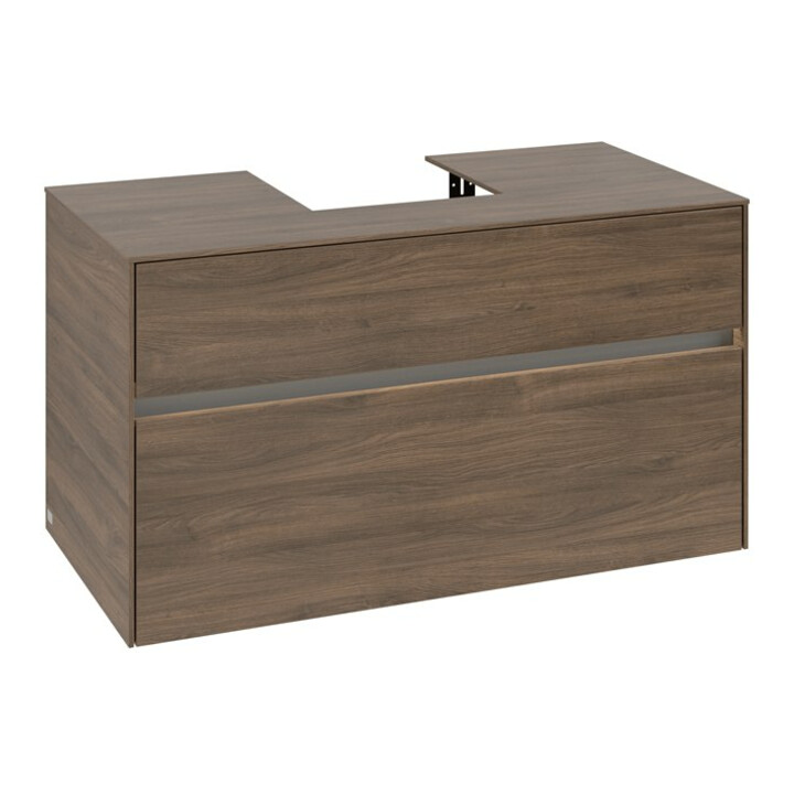 V&B Waschtischunterschrank Collaro 100x54,8x50cm, WT mi, LED 7,3 W, Ar Oa