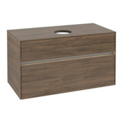 V&B Waschtischunterschrank Collaro 100x54,8x50cm, WT mi, LED 7,3 W, Ar Oa