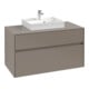 V&B Waschtischunterschrank Collaro 100x54,8x50cm, WT mi, LED 7,3 W, ca Gr-1