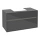 V&B Waschtischunterschrank Collaro 100x54,8x50cm, WT mi, LED 7,3 W, glo Gr-3