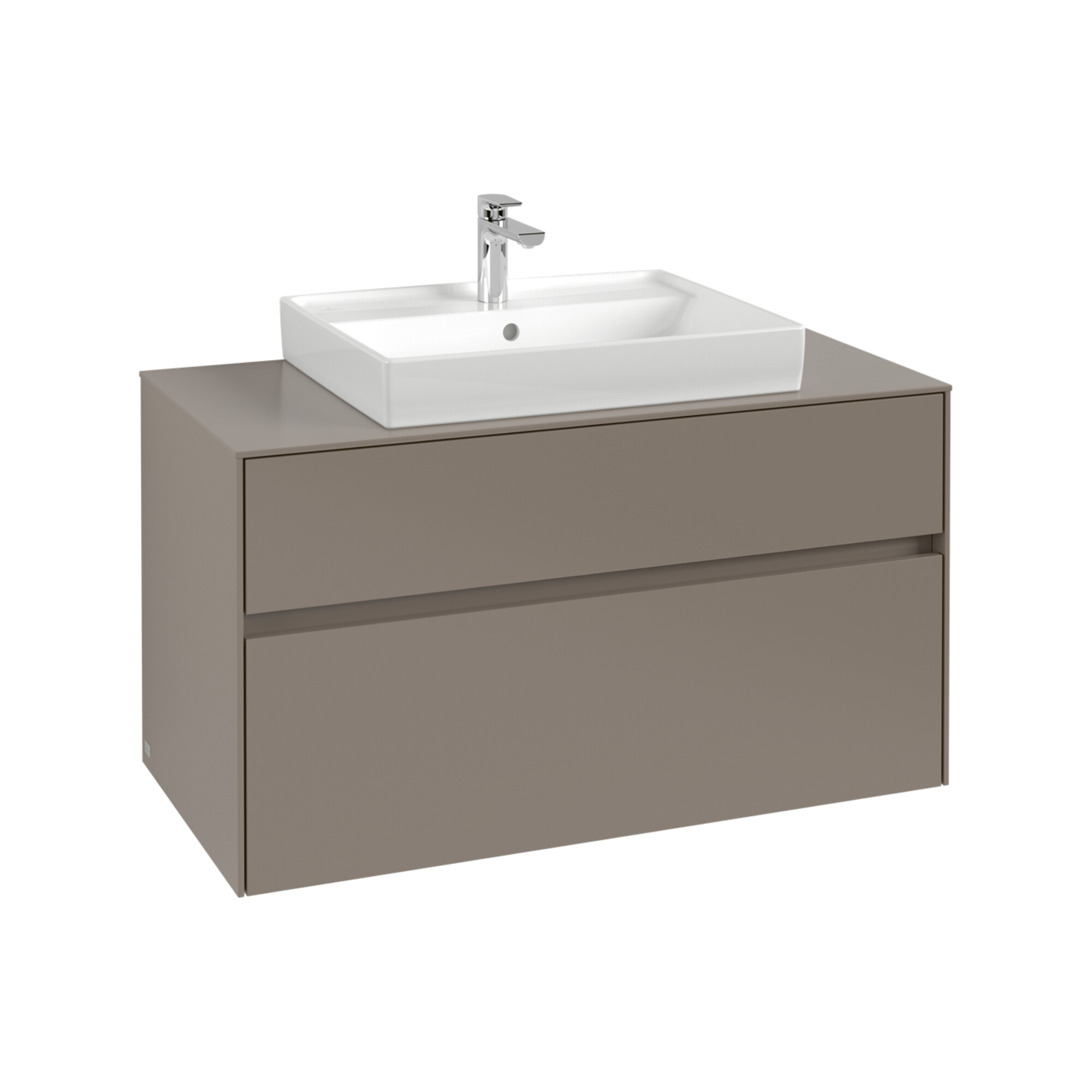 V&B Waschtischunterschrank Collaro 100x54,8x50cm, WT mi, LED 7,3 W, graph. ; Villeroy & Boch