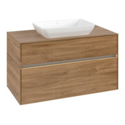 V&B Waschtischunterschrank Collaro 100x54,8x50cm, WT mi, LED 7,3 W, Kan Oa
