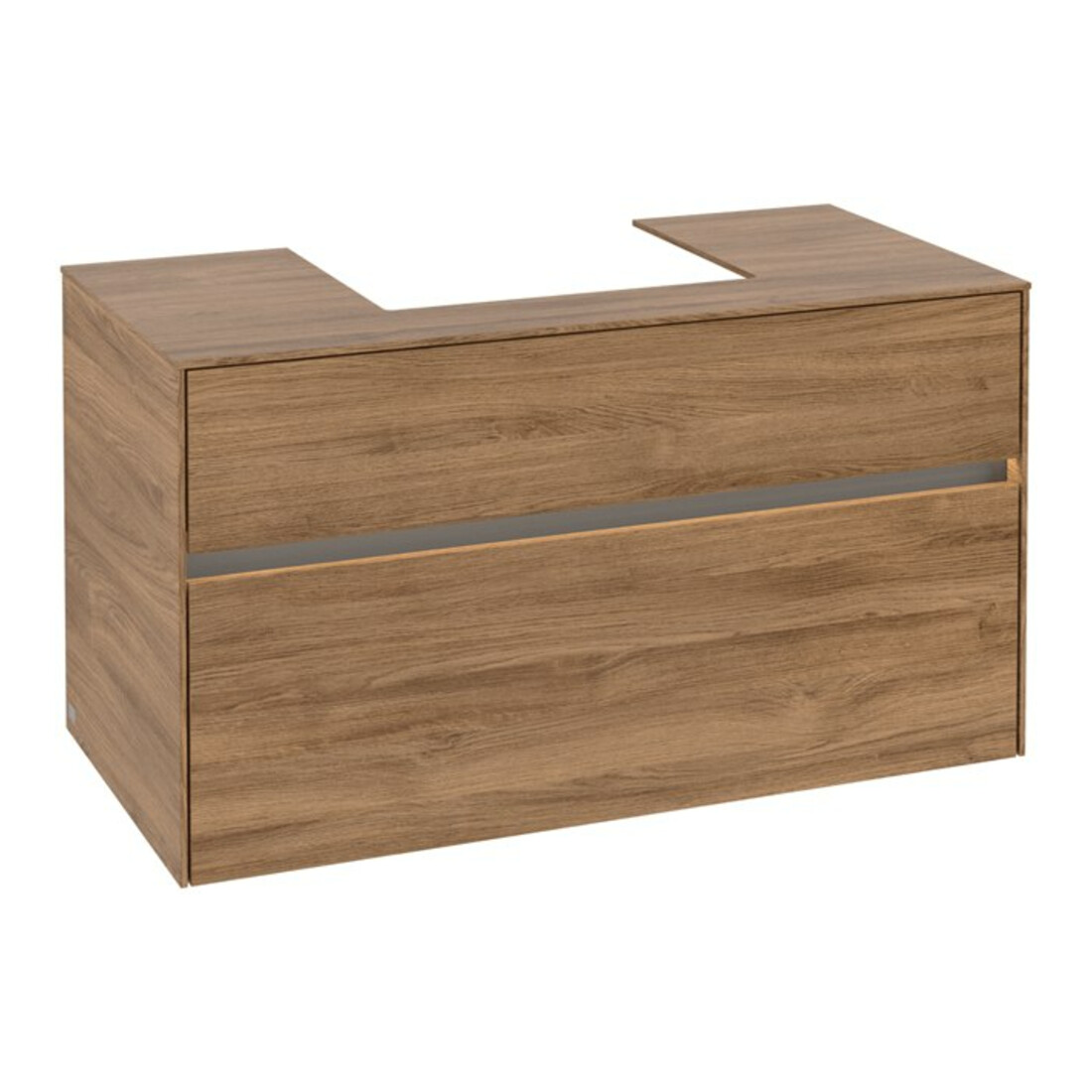 V&B Waschtischunterschrank Collaro 100x54,8x50cm, WT mi, LED 7,3 W, Kan Oa