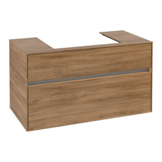 V&B Waschtischunterschrank Collaro 100x54,8x50cm, WT mi, LED 7,3 W, Kan Oa