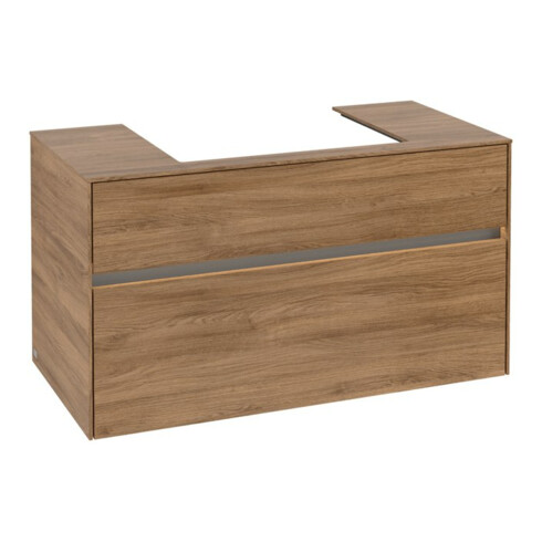 V&B Waschtischunterschrank Collaro 100x54,8x50cm, WT mi, LED 7,3 W, Kan Oa