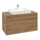 V&B Waschtischunterschrank Collaro 100x54,8x50cm, WT mi, LED 7,3 W, Kan Oa-3
