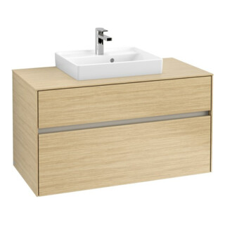 V&B Waschtischunterschrank Collaro 100x54,8x50cm, WT mi, LED 7,3 W, Nord Oa