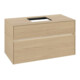 V&B Waschtischunterschrank Collaro 100x54,8x50cm, WT mi, LED 7,3 W, Nord Oa-1
