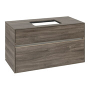 V&B Waschtischunterschrank Collaro 100x54,8x50cm, WT mi, LED 7,3 W, st. Oa-3