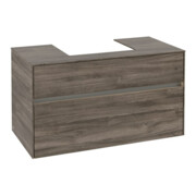 V&B Waschtischunterschrank Collaro 100x54,8x50cm, WT mi, LED 7,3 W, st. Oa