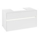 V&B Waschtischunterschrank Collaro 100x54,8x50cm, WT mi, LED 7,3 W, wh. ma-1