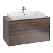 V&B Waschtischunterschrank Collaro 100x54,8x50cm, WT mittig, arizona oak