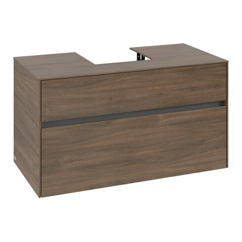 V&B Waschtischunterschrank Collaro 100x54,8x50cm, WT mittig, arizona oak