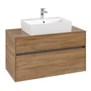 V&B Waschtischunterschrank Collaro 100x54,8x50cm, WT mittig, kansas oak-3