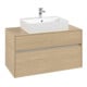 V&B Waschtischunterschrank Collaro 100x54,8x50cm, WT mittig, nordic oak-1
