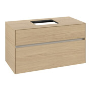 V&B Waschtischunterschrank Collaro 100x54,8x50cm, WT mittig, nordic oak-3