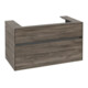 V&B Waschtischunterschrank Collaro 100x54,8x50cm, WT mittig, stone oak-1