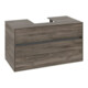 V&B Waschtischunterschrank Collaro 100x54,8x50cm, WT mittig, stone oak