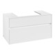 V&B Waschtischunterschrank Collaro 100x54,8x50cm, WT mittig, white matt-3
