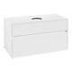 V&B Waschtischunterschrank Collaro 100x54,8x50cm, WT mittig, White Matt-4