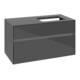 V&B Waschtischunterschrank Collaro 100x54,8x50cm, WT r, LED 7,3 W, glo Gr-3