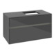 V&B Waschtischunterschrank Collaro 100x54,8x50cm, WT r, LED 7,3 W, glo Gr-4