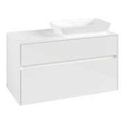 V&B Waschtischunterschrank Collaro 100x54,8x50cm, WT r, LED 7,3 W, glo wh.-3