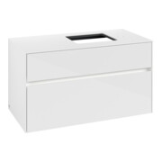 V&B Waschtischunterschrank Collaro 100x54,8x50cm, WT r, LED 7,3 W, glo wh.-3