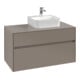 V&B Waschtischunterschrank Collaro 100x54,8x50cm, WT r, LED 7,3 W, graph.