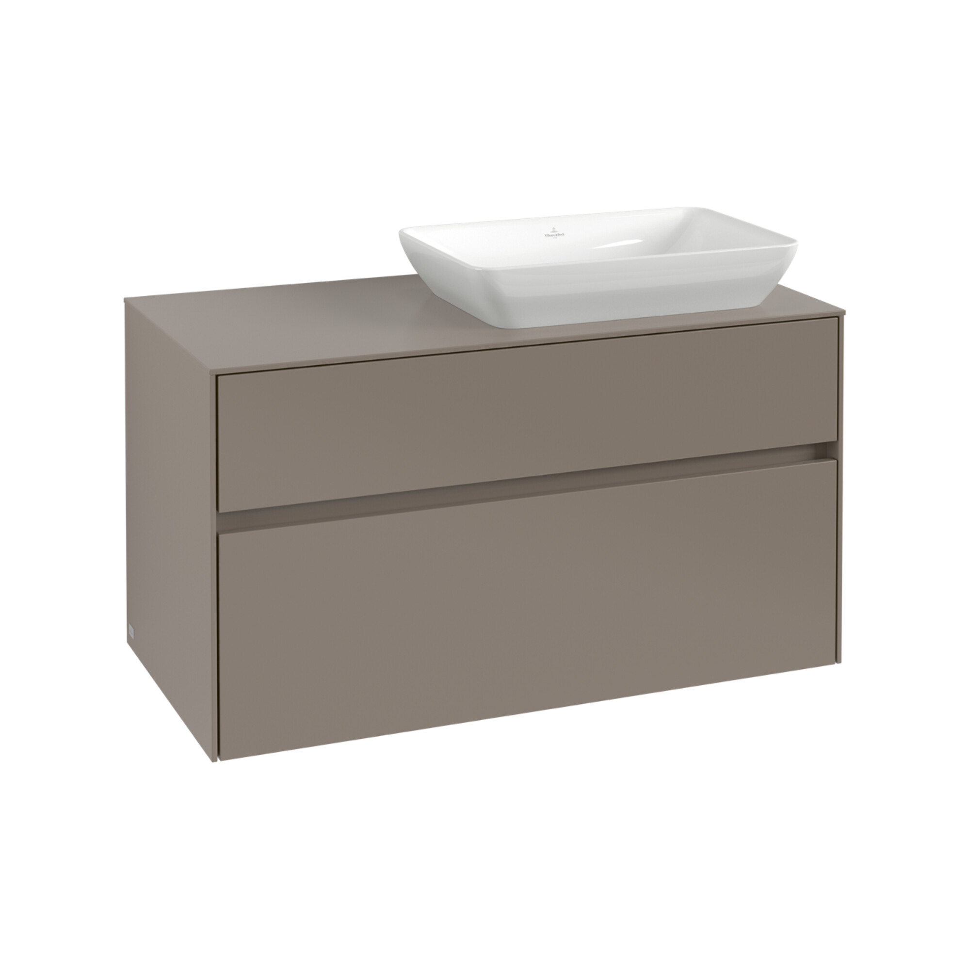 V&B Waschtischunterschrank Collaro 100x54,8x50cm, WT r, LED 7,3 W, graph. ; Villeroy & Boch