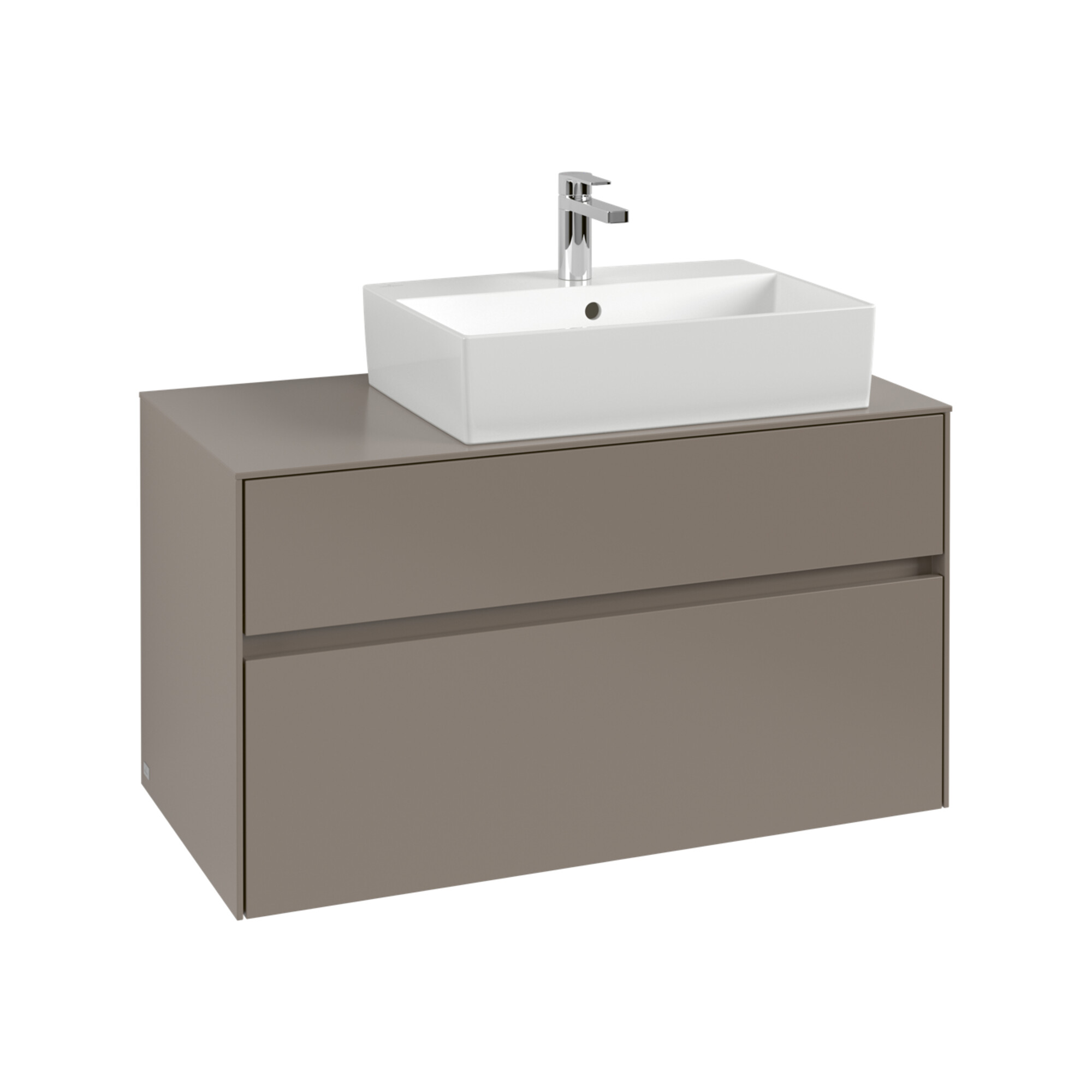 V&B Waschtischunterschrank Collaro 100x54,8x50cm, WT r, LED 7,3 W, Mar bl. ; Villeroy & Boch