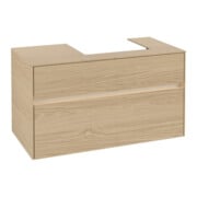 V&B Waschtischunterschrank Collaro 100x54,8x50cm, WT r, LED 7,3 W, Nord Oa-3