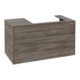 V&B Waschtischunterschrank Collaro 100x54,8x50cm, WT r, LED 7,3 W, st. Oa-3