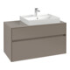 V&B Waschtischunterschrank Collaro 100x54,8x50cm, WT r, LED 7,3 W, volc bla-1