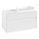 V&B Waschtischunterschrank Collaro 100x54,8x50cm, WT r, LED 7,3 W, wh. ma-3