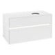 V&B Waschtischunterschrank Collaro 100x54,8x50cm, WT r, LED 7,3 W, wh. ma-3