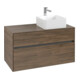V&B Waschtischunterschrank Collaro 100x54,8x50cm, WT rechts, Arizona Oak-1