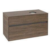 V&B Waschtischunterschrank Collaro 100x54,8x50cm, WT rechts, Arizona Oak-3