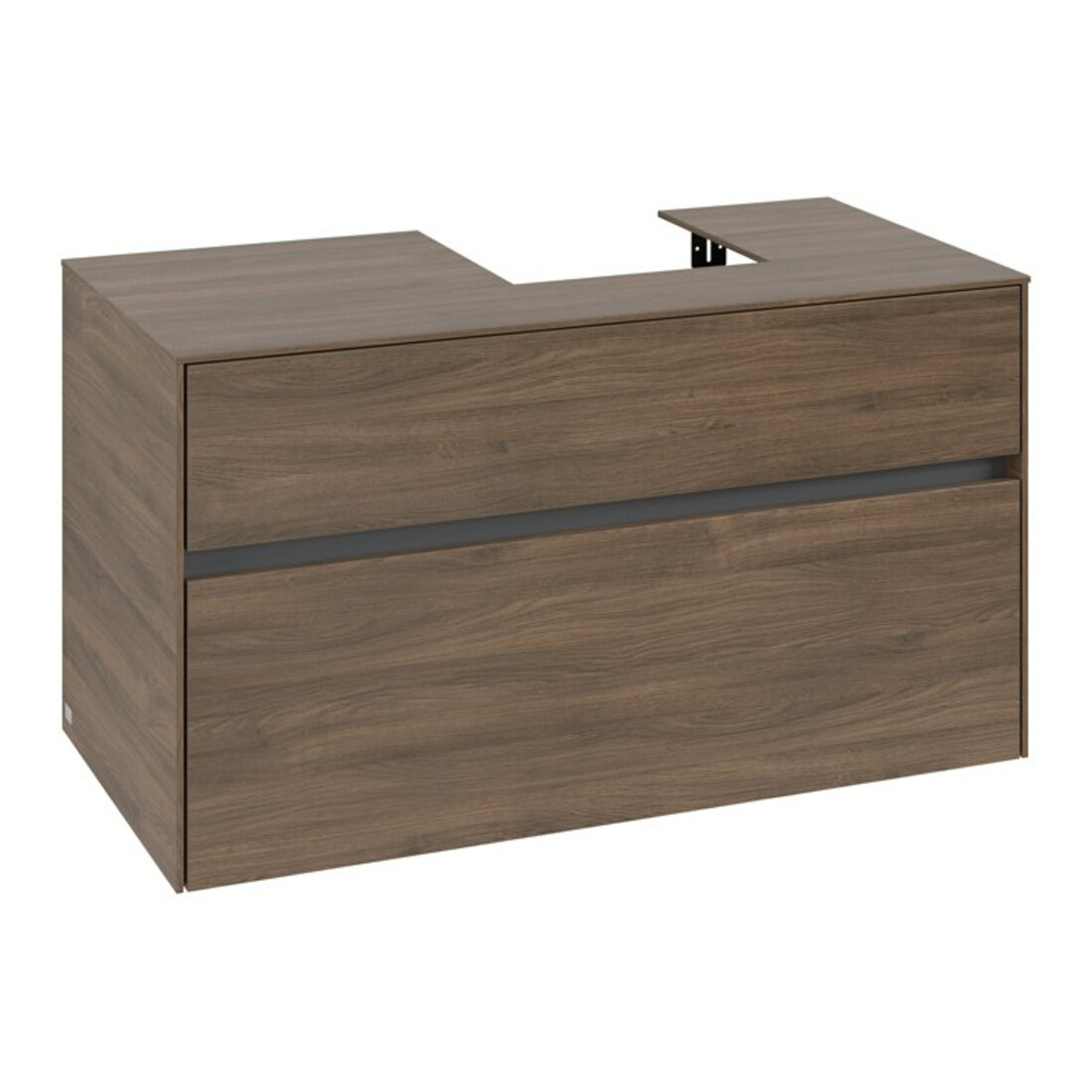 V&B Waschtischunterschrank Collaro 100x54,8x50cm, WT rechts, arizona oak